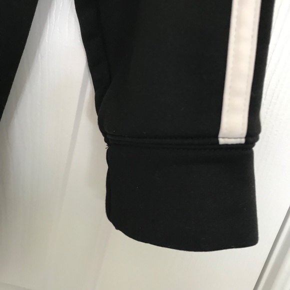 Adidas Pullover Hoodie Kids XL/Women's S/Men's M Black Neon Green Athletic - Picture 7 of 16